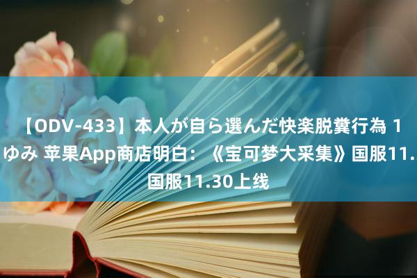 【ODV-433】本人が自ら選んだ快楽脱糞行為 1 神崎まゆみ 苹果App商店明白：《宝可梦大采集》国服11.30上线